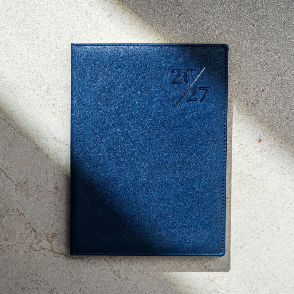 True agenda, 16x22 cm, blue