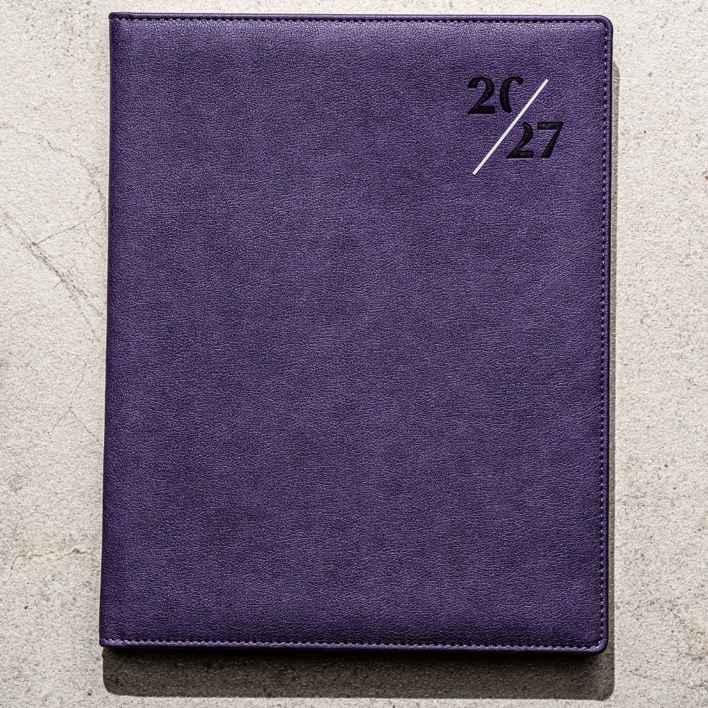 True agenda, 20.5x26 cm, purple