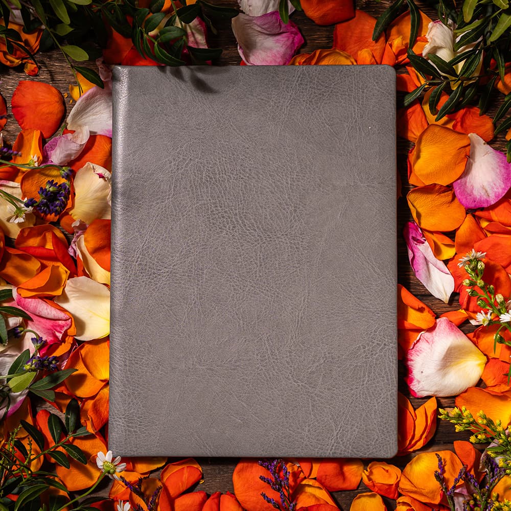 Agenda piele Zen, gri