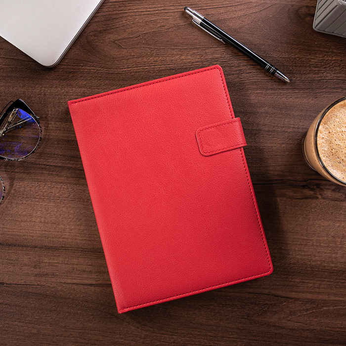 Agenda piele Stil, rosu