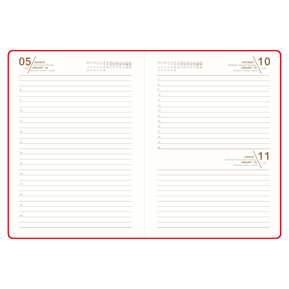 Agenda Sequoia, maro deschis Agenda Sequoia, maro deschis 2