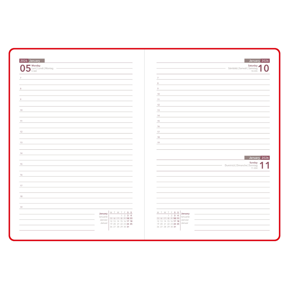 Soft leather Agenda Soft leather Agenda 3