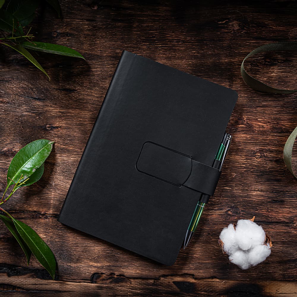 Agenda piele Ravelo, negru, A5