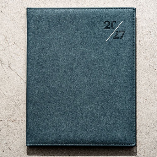 True agenda, 20.5x26 cm, petrolio*