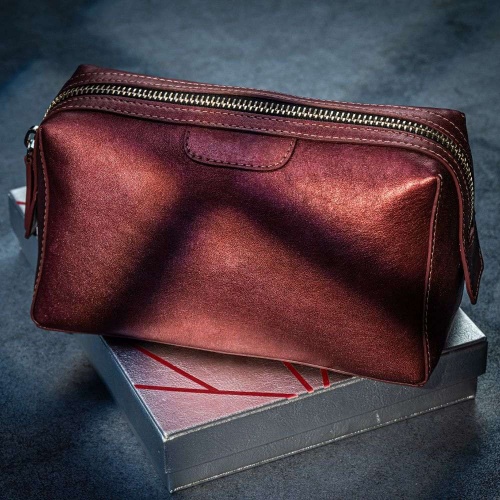 Geanta cosmetice Star, bordo