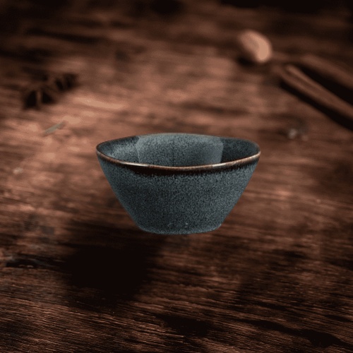 Bol ceramic Racco, albastru, 4 x 8.5 cm*