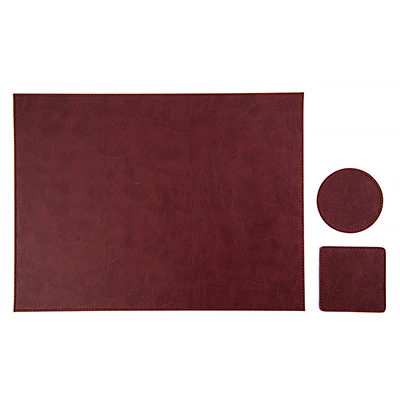 Deskpad LeatherLike bordo*
