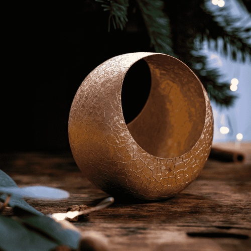 Suport lumanare Izzy, auriu*