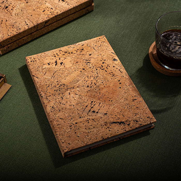 Agenda piele Cork, bej